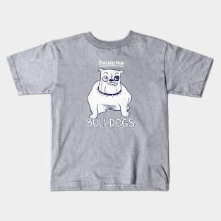 Defunct Philadelphia Bulldogs Football Kids T-Shirt